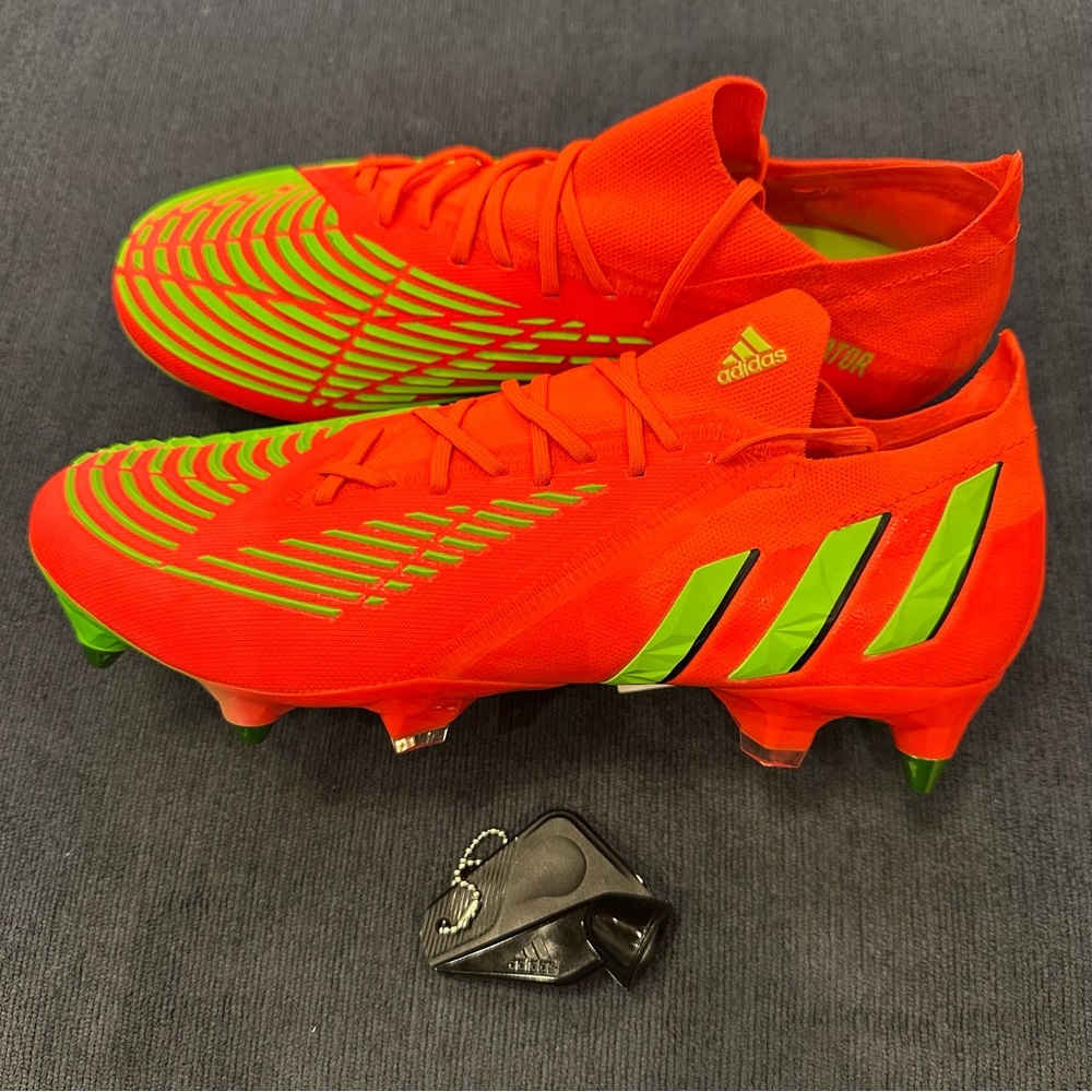 adidas Predator Edge.1 SG Low Soccer Cleats ‘Game Data Pack’ Men’s Size 8.5
